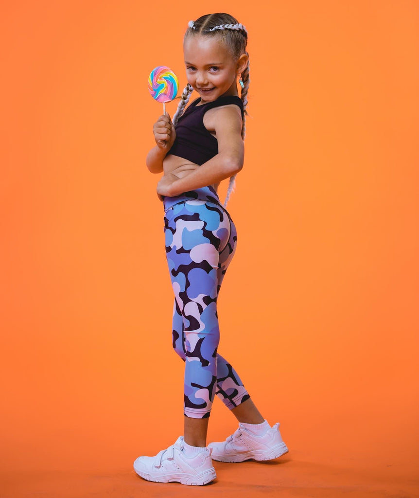 CAMO TIGHTS - S 4-5 KIDS REMAINS